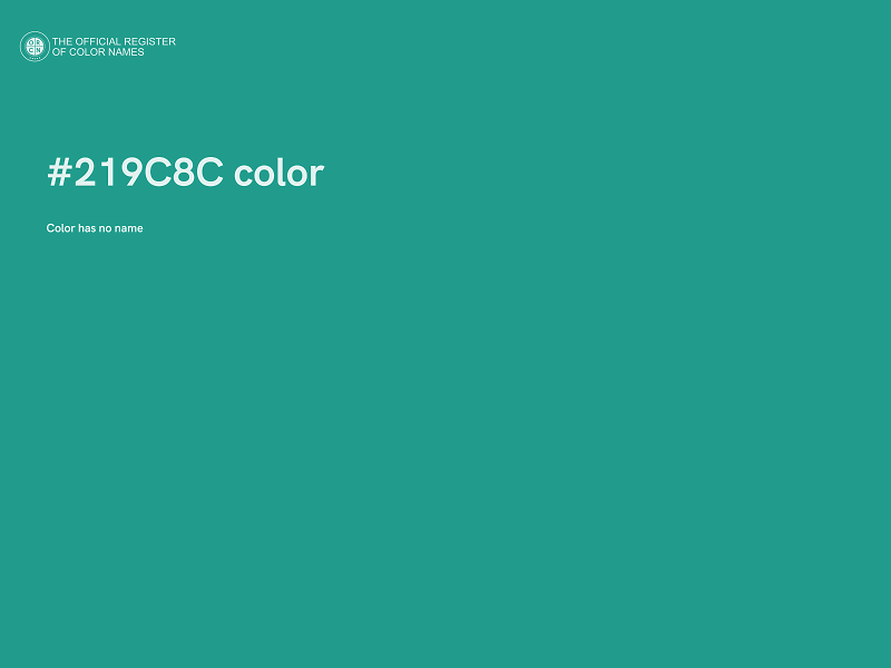 #219C8C color image