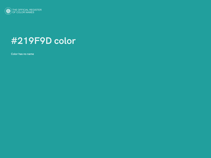#219F9D color image