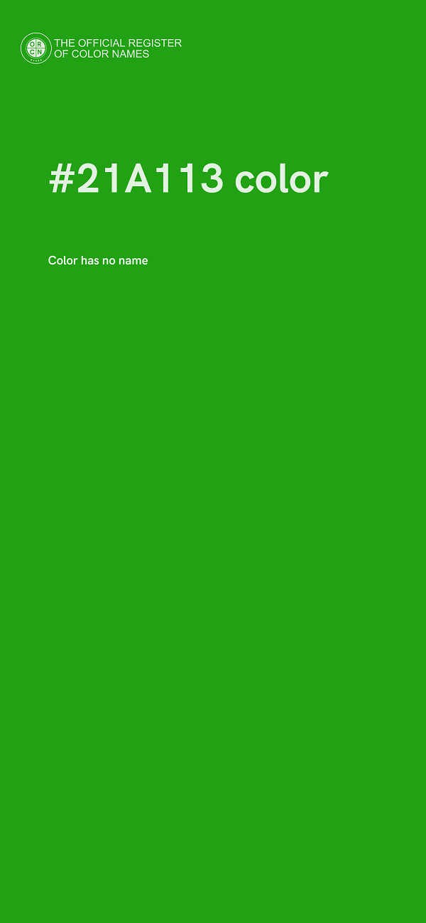 #21A113 color image