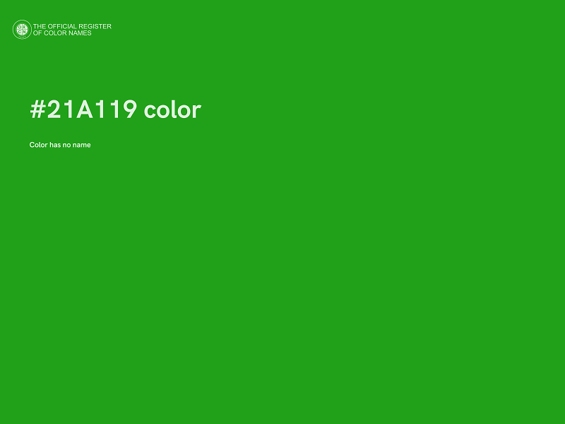 #21A119 color image