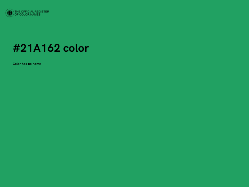 #21A162 color image
