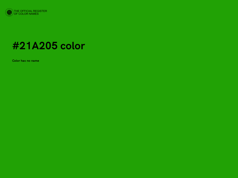 #21A205 color image