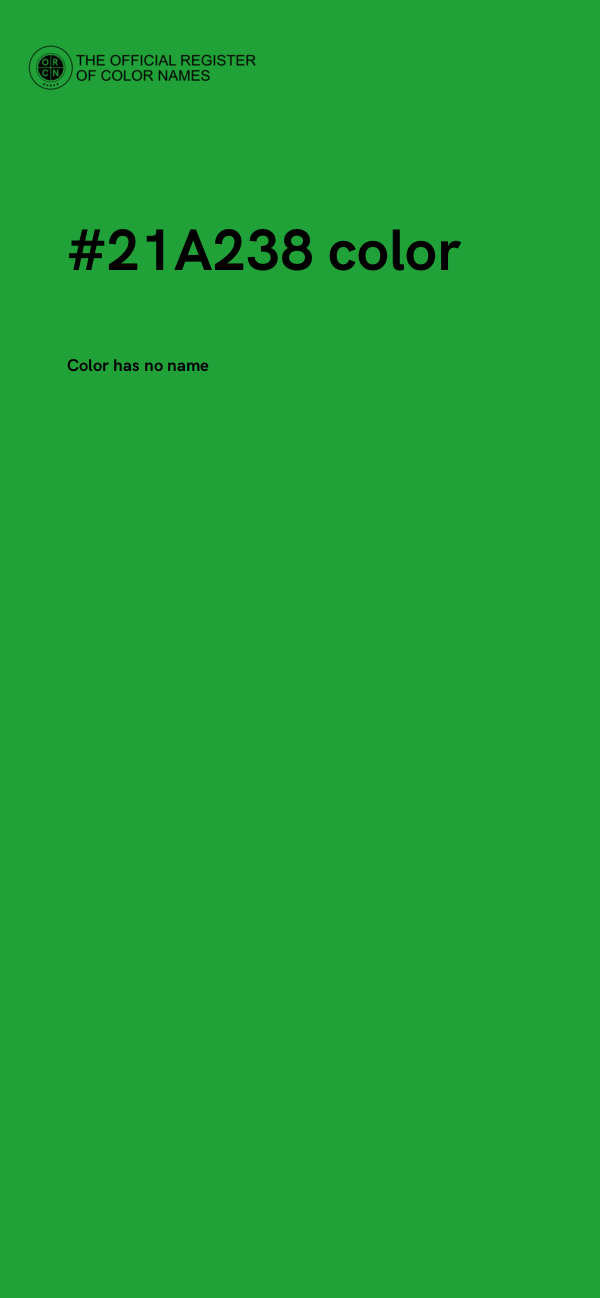 #21A238 color image