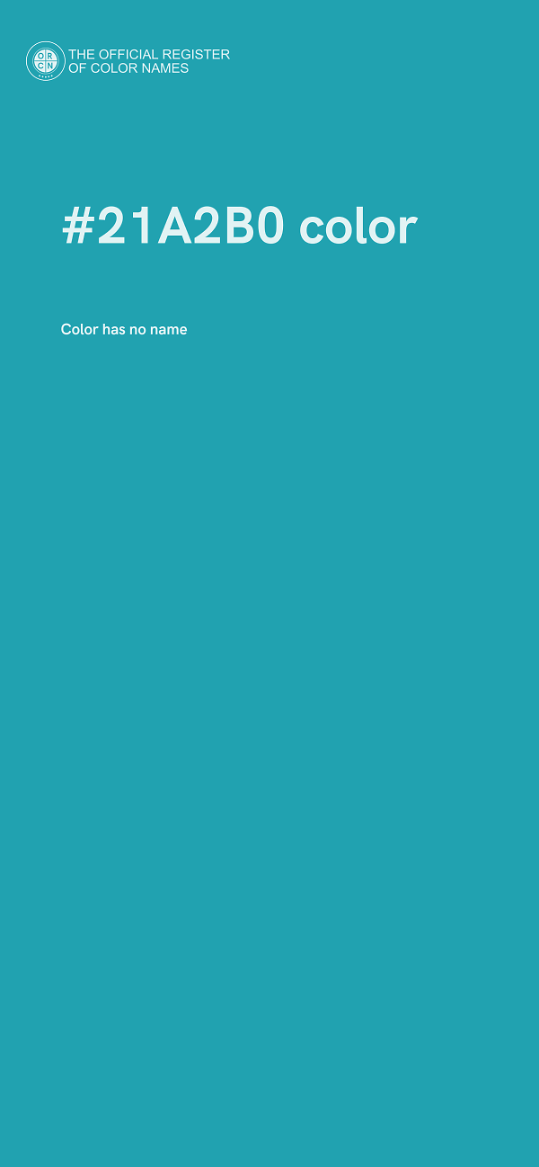 #21A2B0 color image