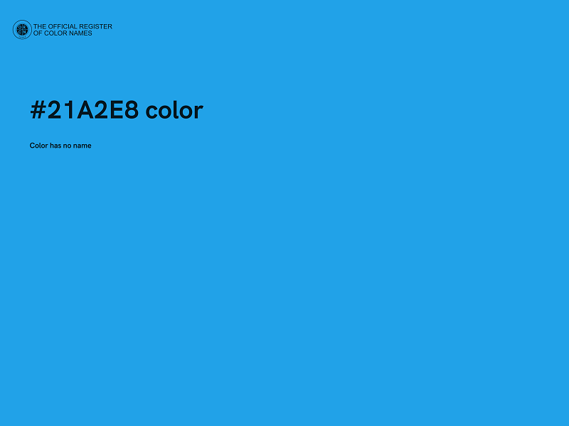 #21A2E8 color image