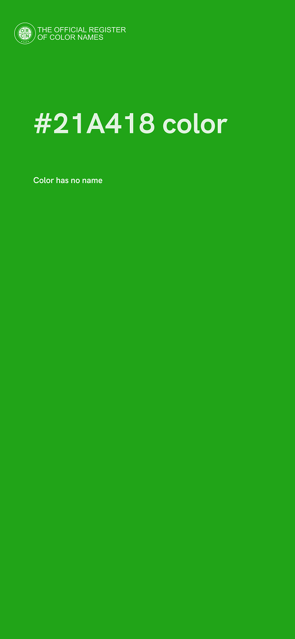 #21A418 color image