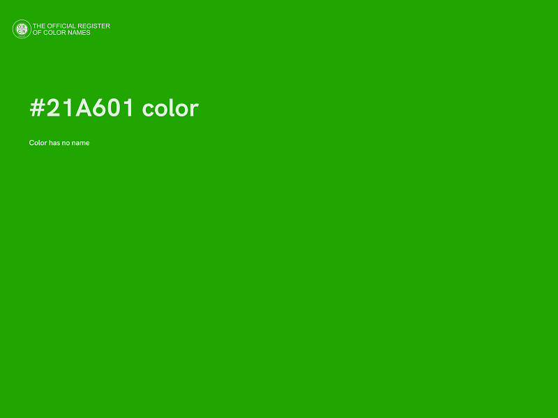 #21A601 color image