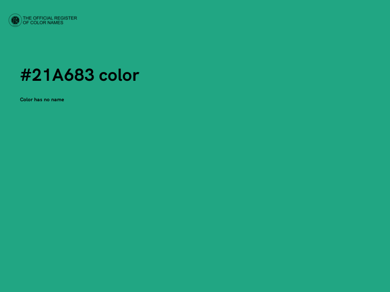 #21A683 color image