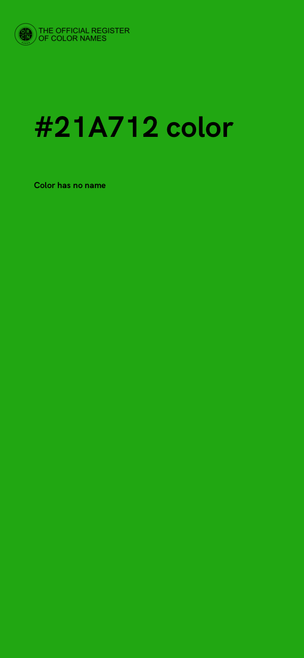 #21A712 color image