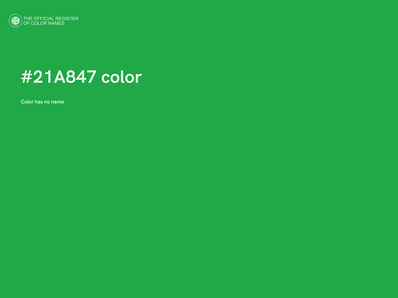 #21A847 color image