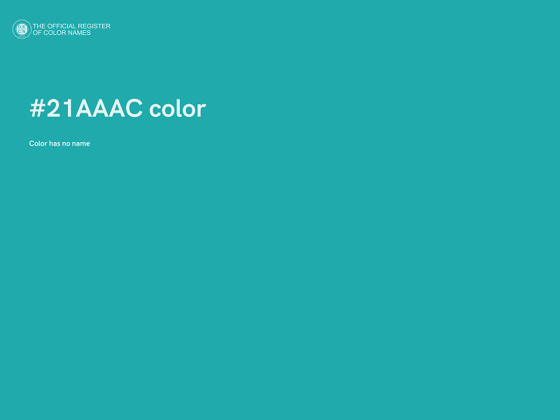 #21AAAC color image