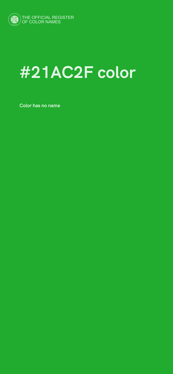 #21AC2F color image