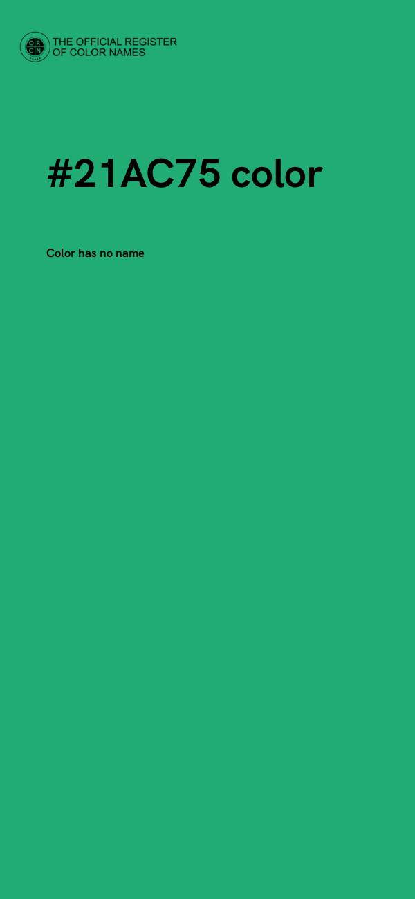#21AC75 color image