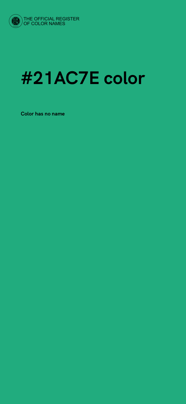 #21AC7E color image