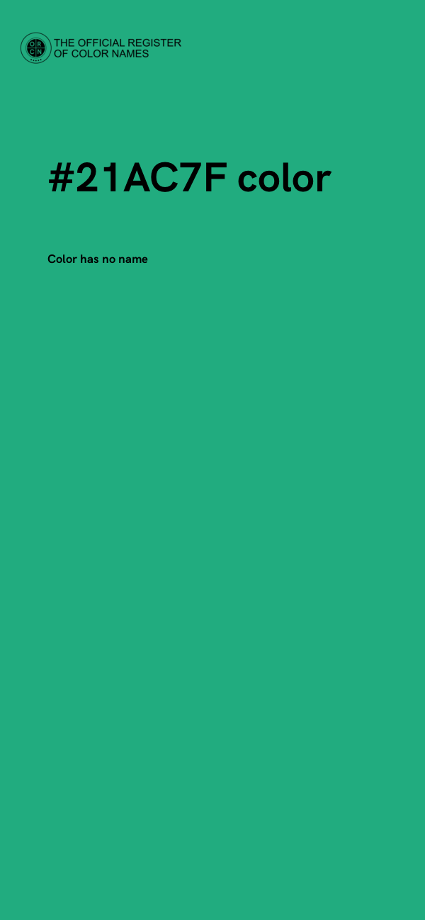 #21AC7F color image