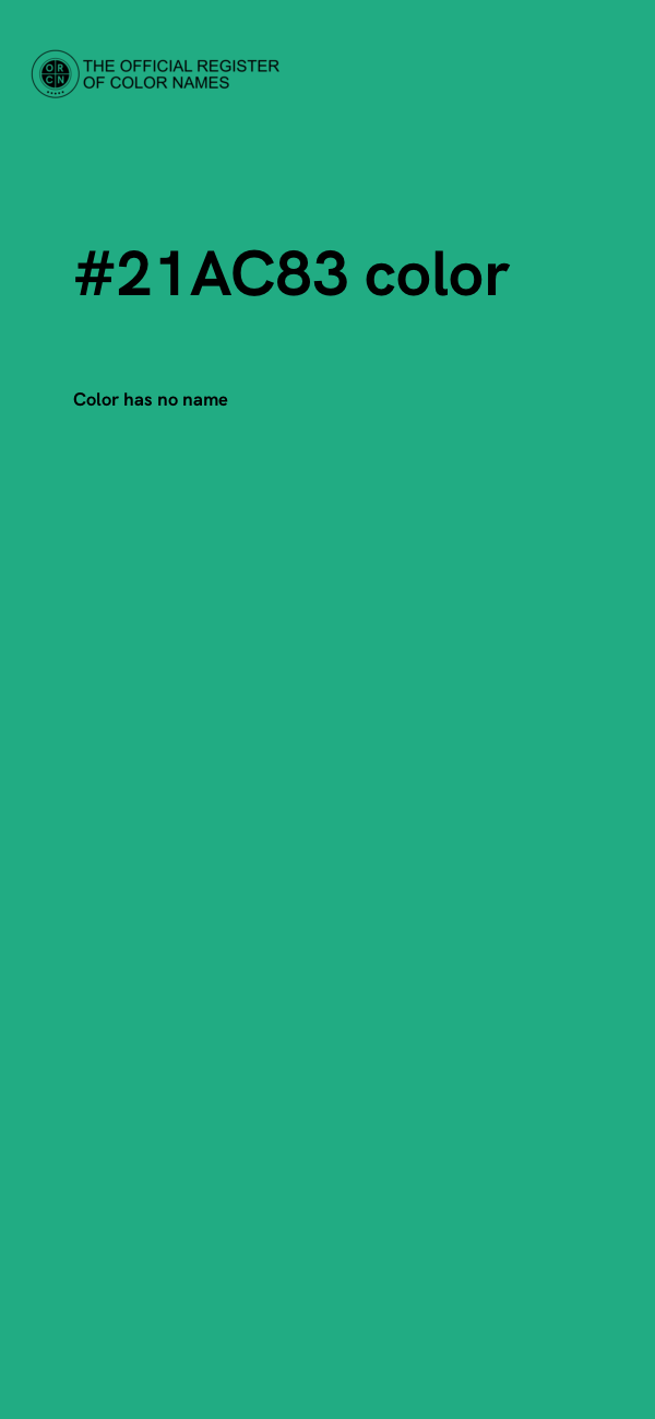 #21AC83 color image
