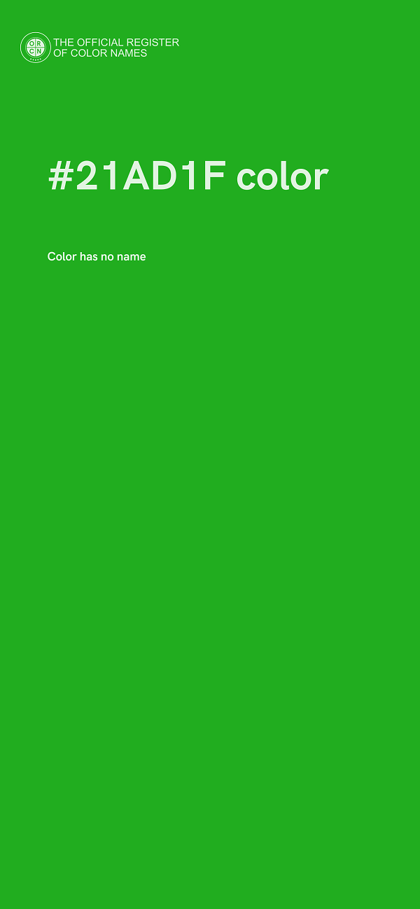 #21AD1F color image