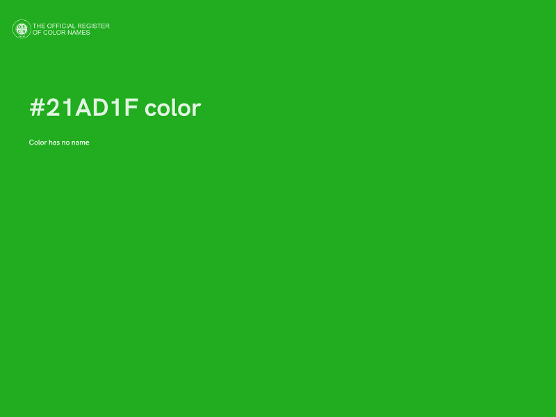 #21AD1F color image