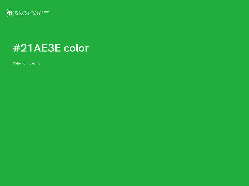 #21AE3E color image