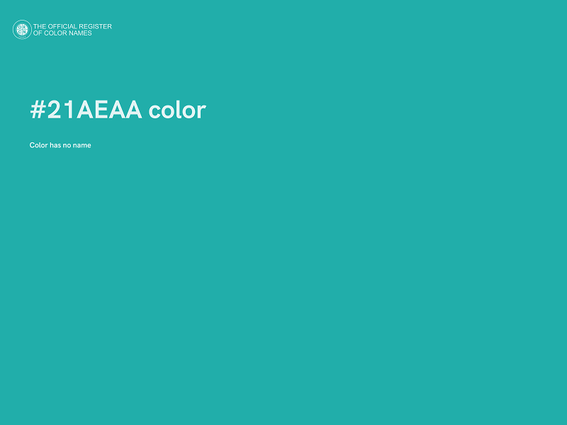 #21AEAA color image