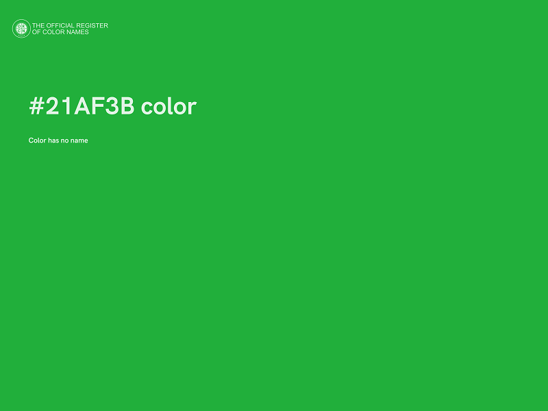 #21AF3B color image