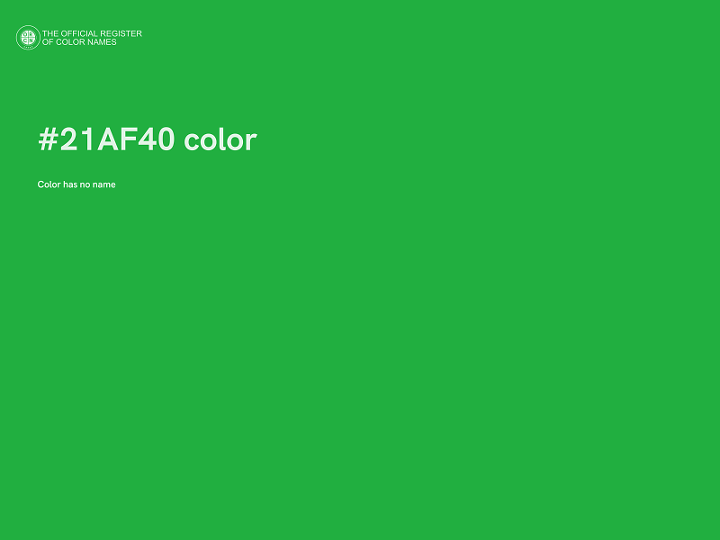 #21AF40 color image