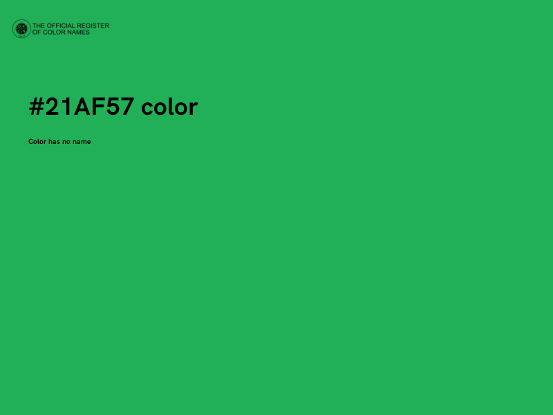 #21AF57 color image