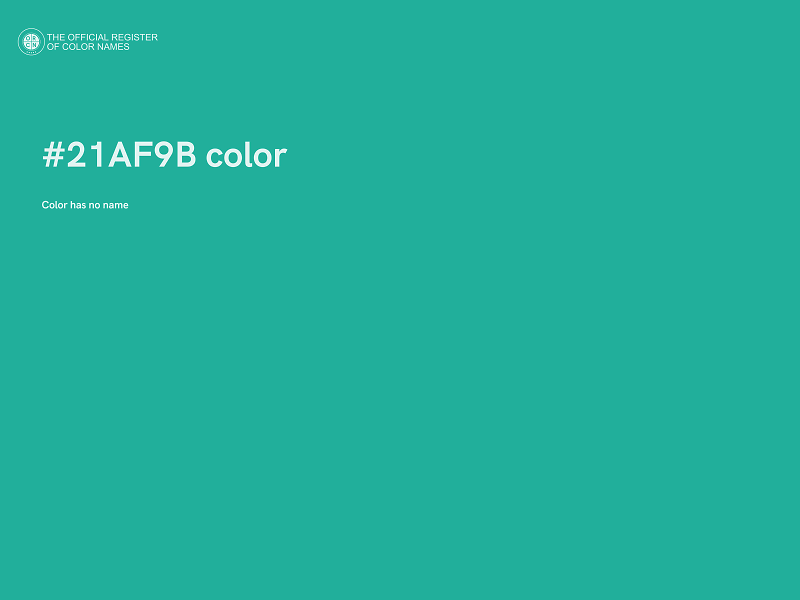 #21AF9B color image