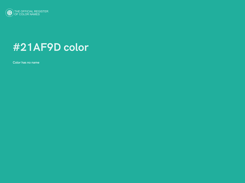 #21AF9D color image