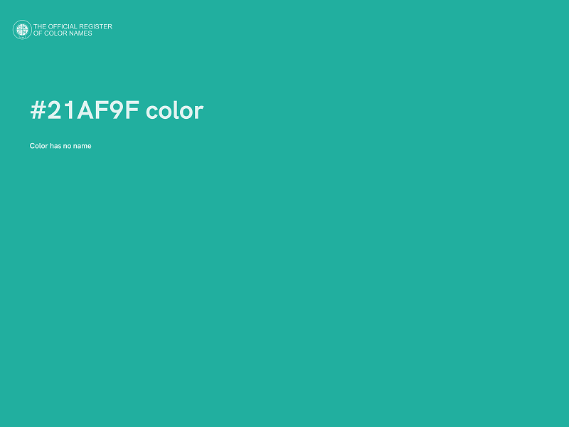 #21AF9F color image