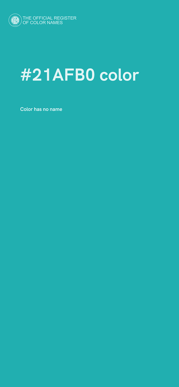 #21AFB0 color image