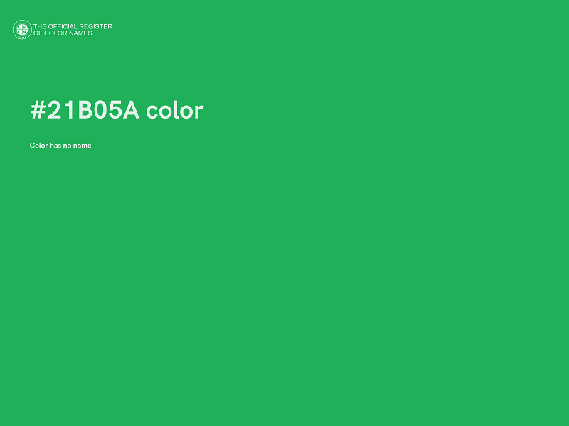 #21B05A color image