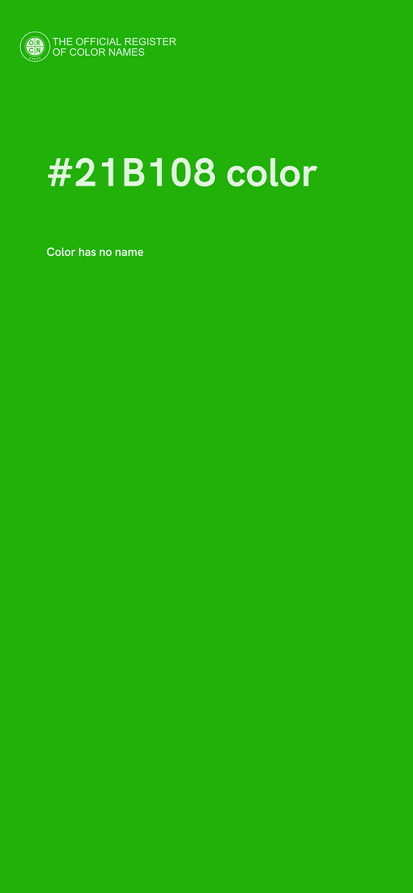 #21B108 color image