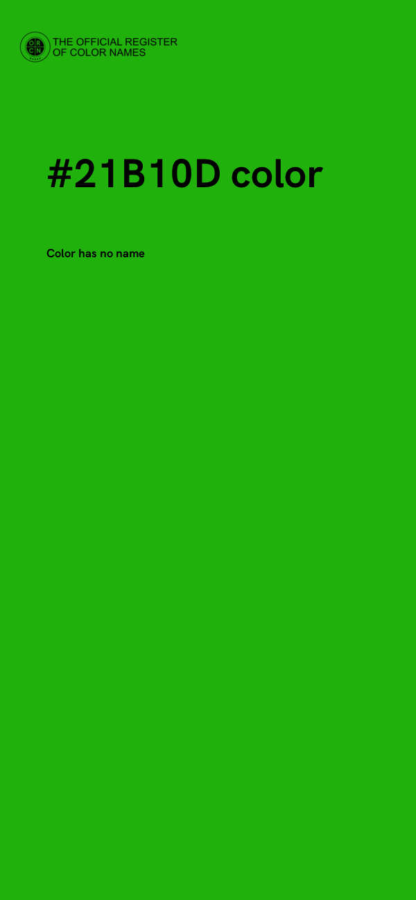 #21B10D color image