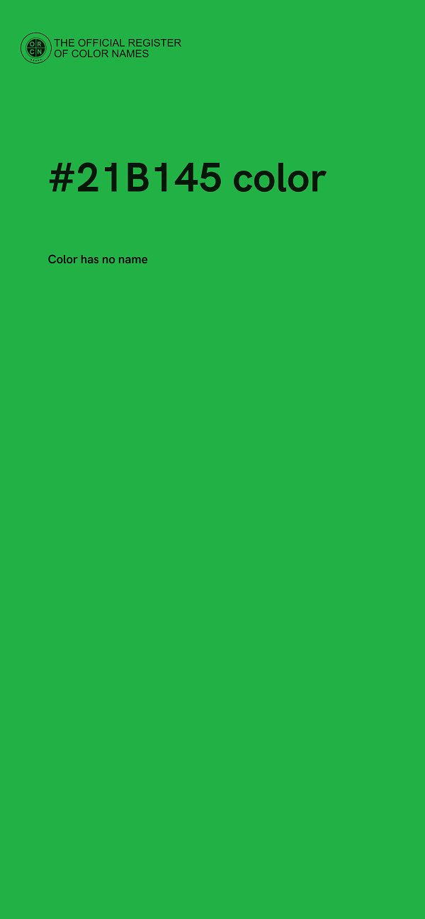 #21B145 color image