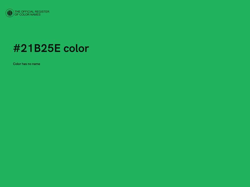 #21B25E color image