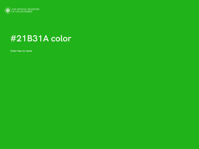 #21B31A color image