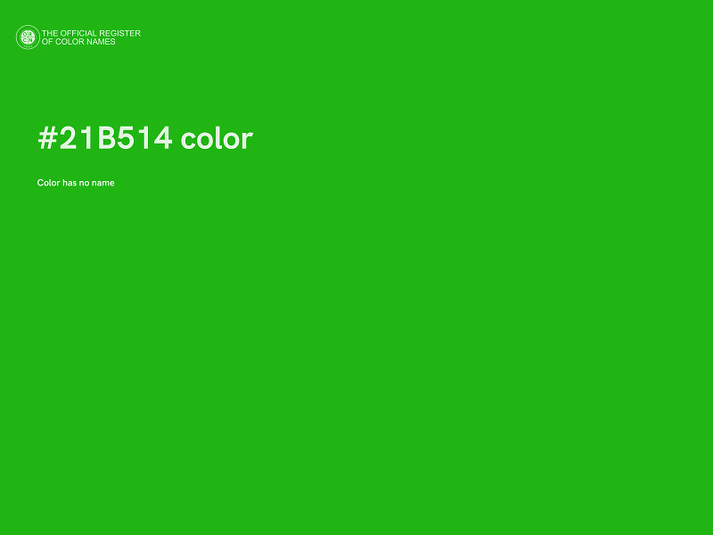 #21B514 color image