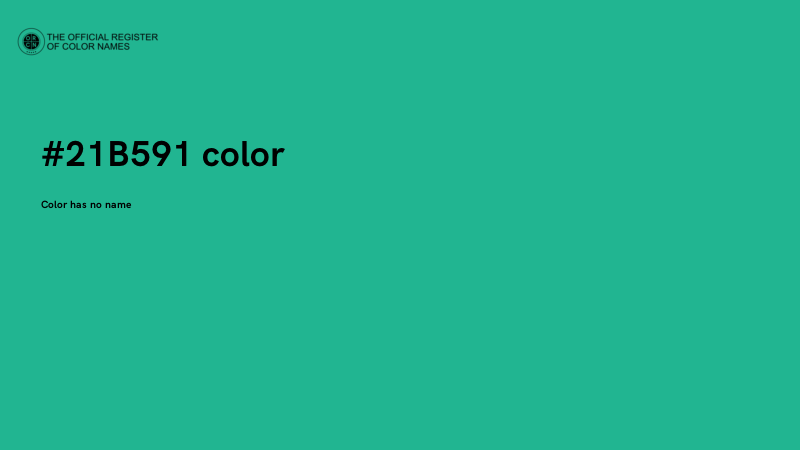 #21B591 color image
