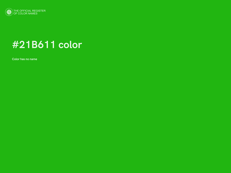 #21B611 color image