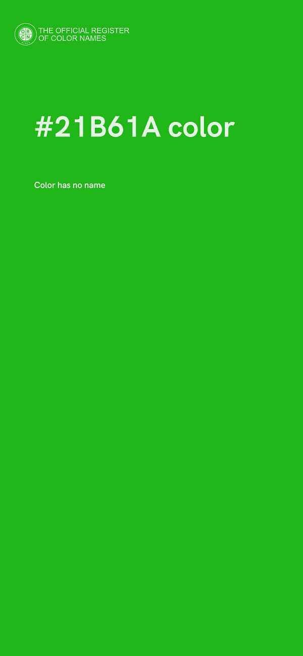 #21B61A color image