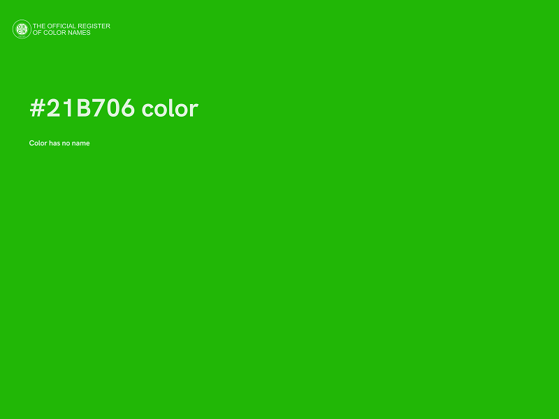 #21B706 color image