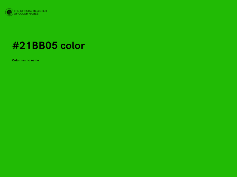 #21BB05 color image