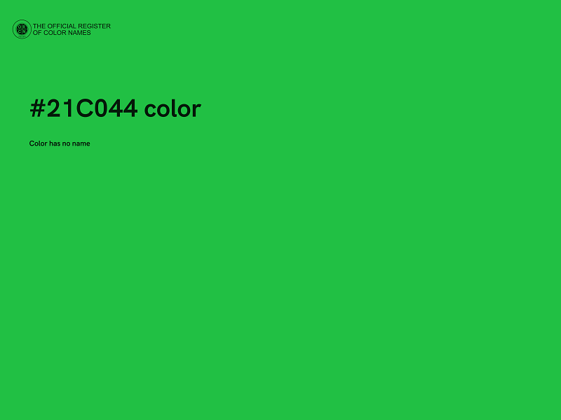#21C044 color image