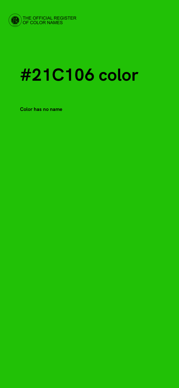 #21C106 color image