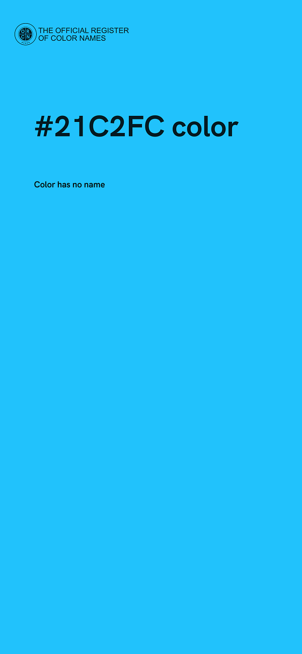 #21C2FC color image