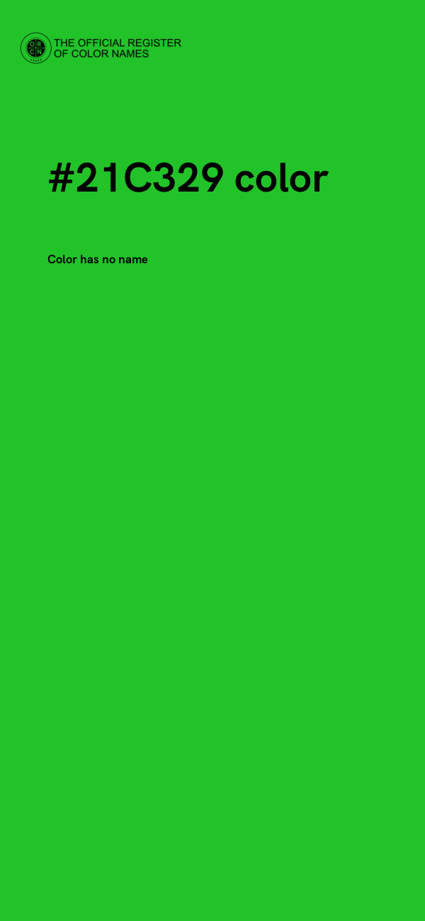 #21C329 color image