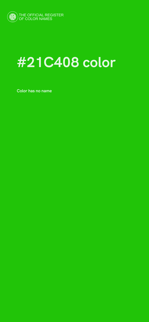 #21C408 color image