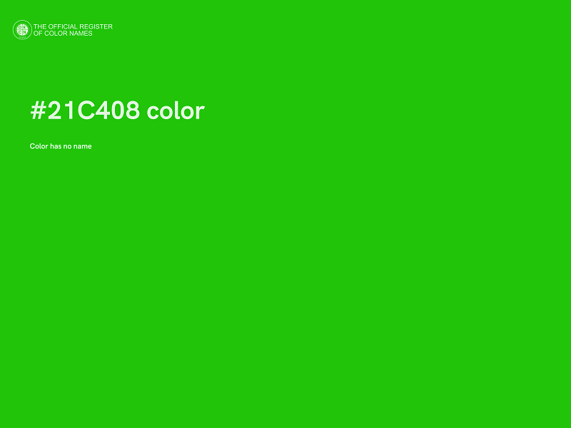 #21C408 color image