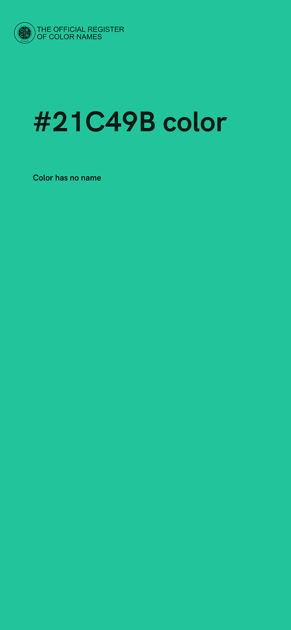 #21C49B color image